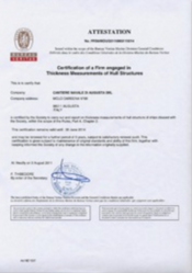 Bv ship plates thickness measurement service provider