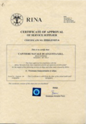 R.i.n.a. certificate ship plate thickness measurement service provider