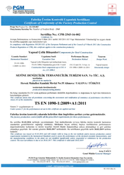 Certificate 1090